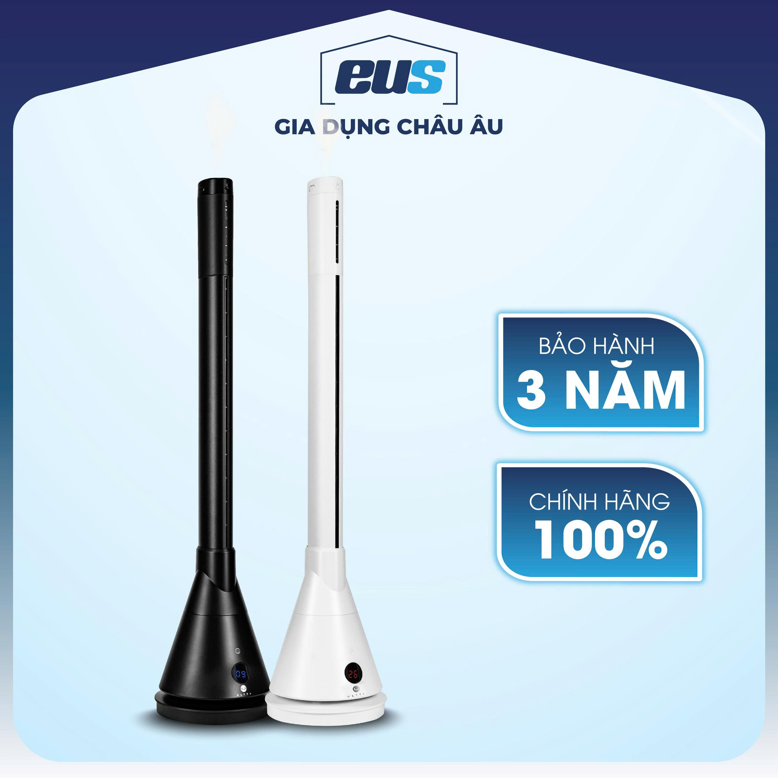 Quạt Tháp 2 Chiều Làm Mát, Sưởi Ấm và Bù Ẩm U ULTTY CR018HM