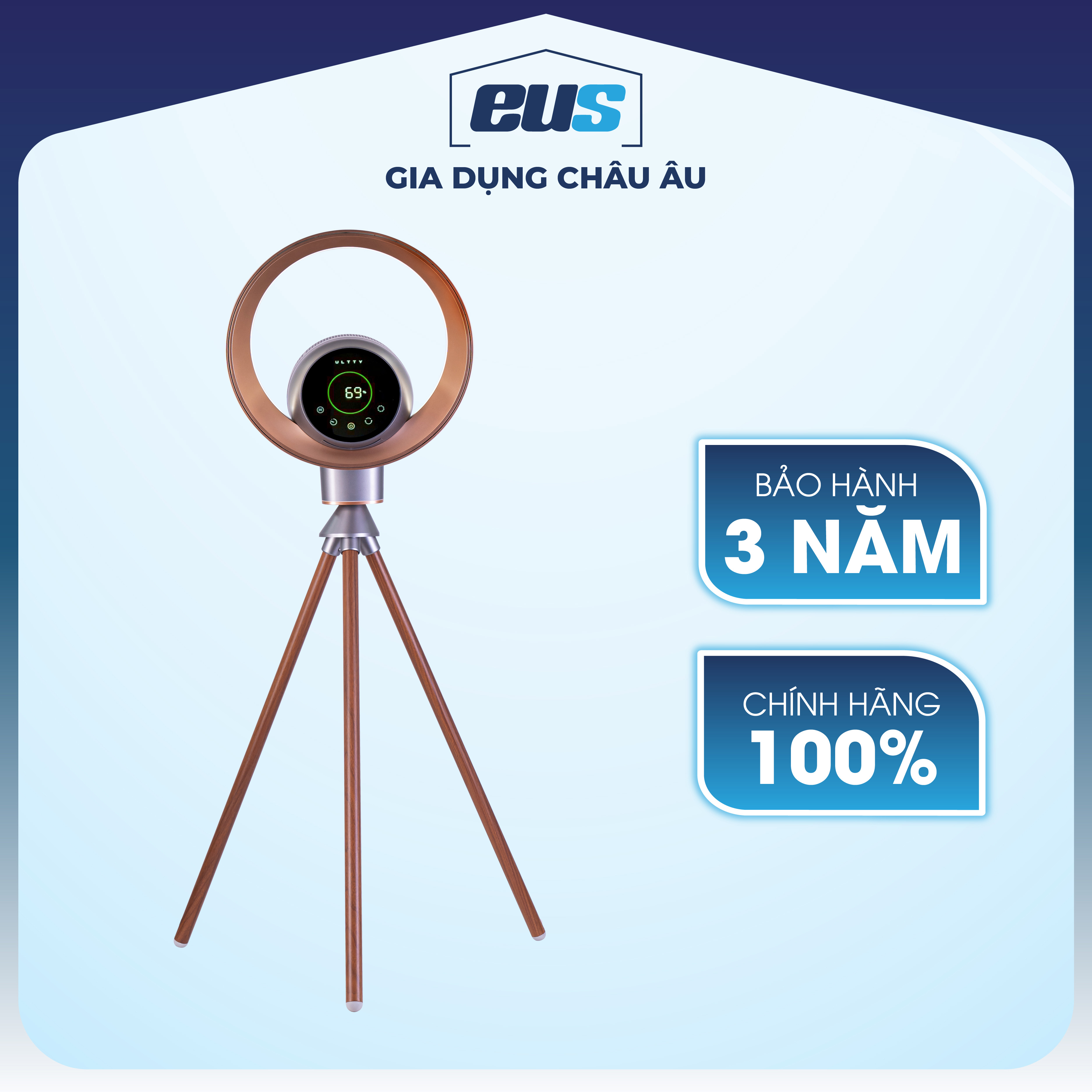 Quạt lọc không khí và khử khuẩn U ULTTY BB Màu Grey
