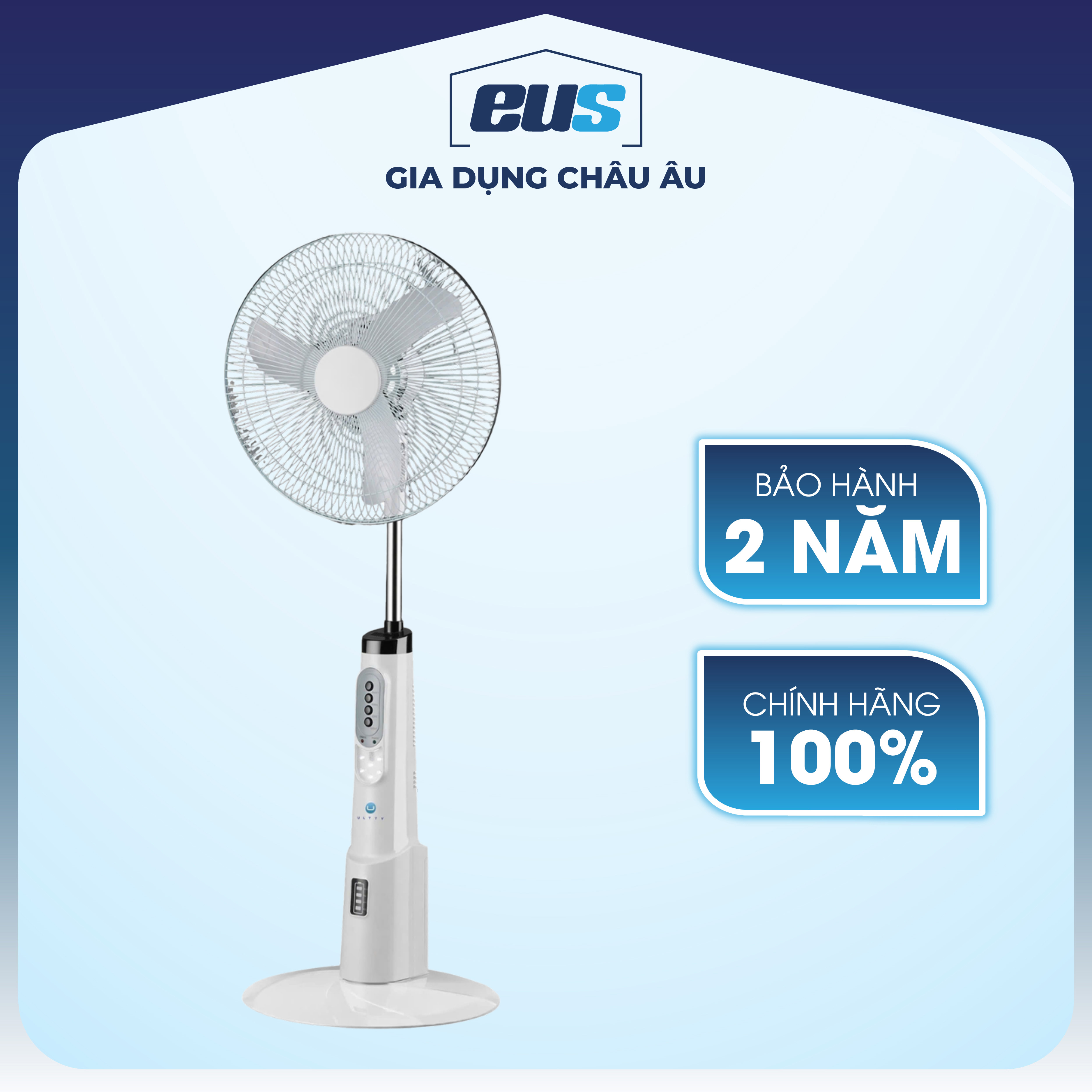 Quạt Tích Điện Dáng Đứng Cao Cấp U ULTTY ELNI 16