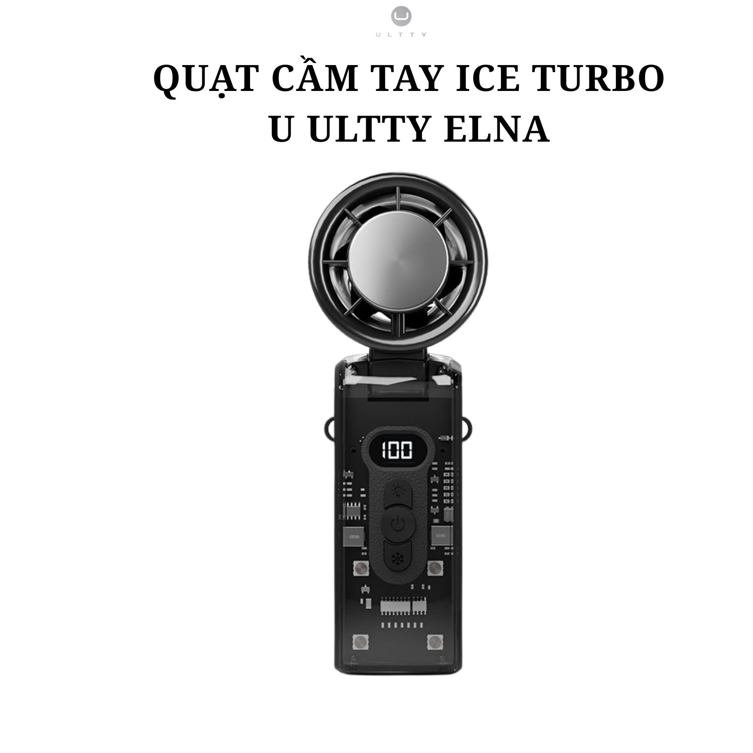 Quạt Cầm Tay Ice Turbo U ULTTY ELNA