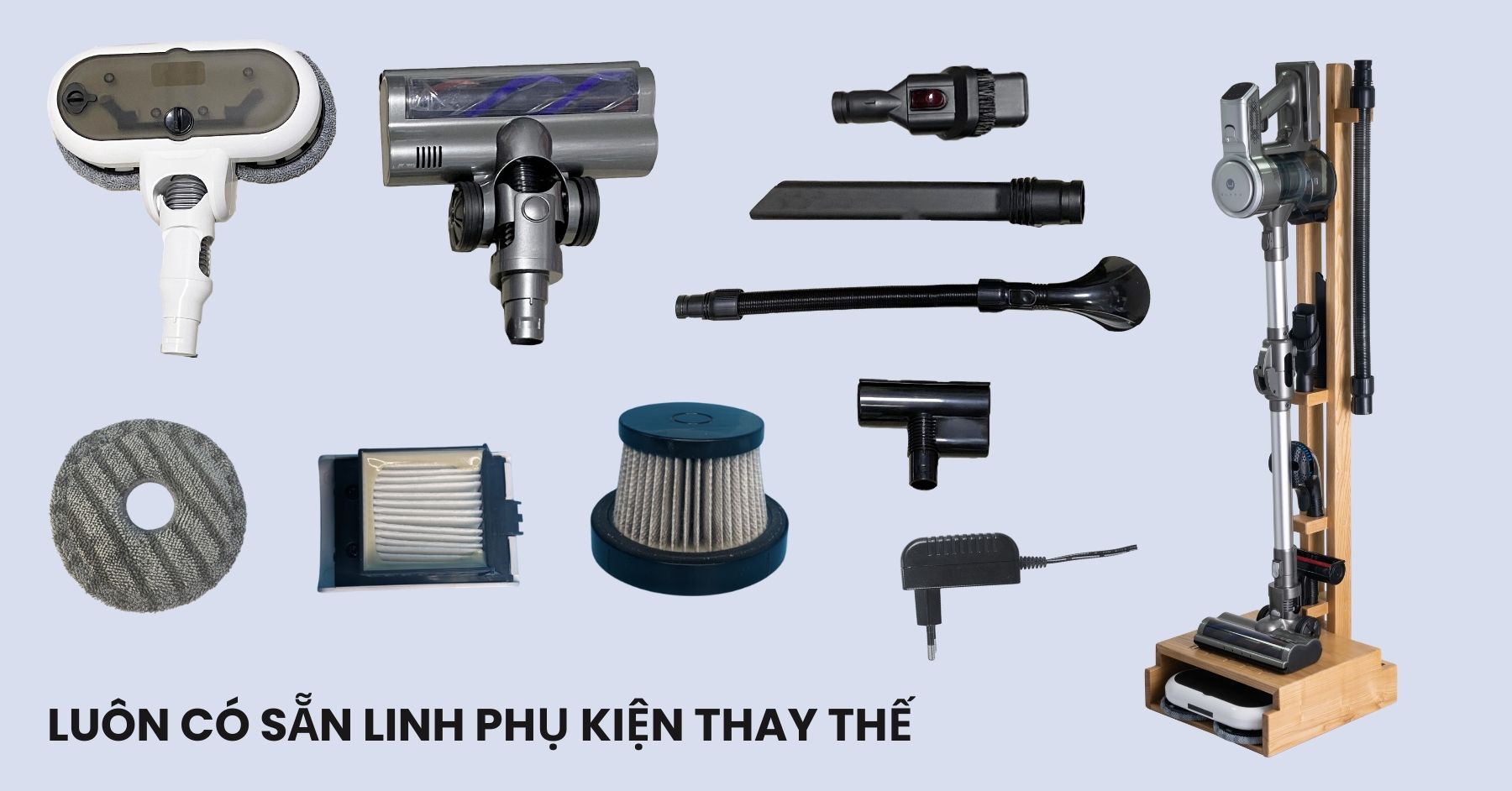 phụ kiện bảo hành máy hút bụi ultty