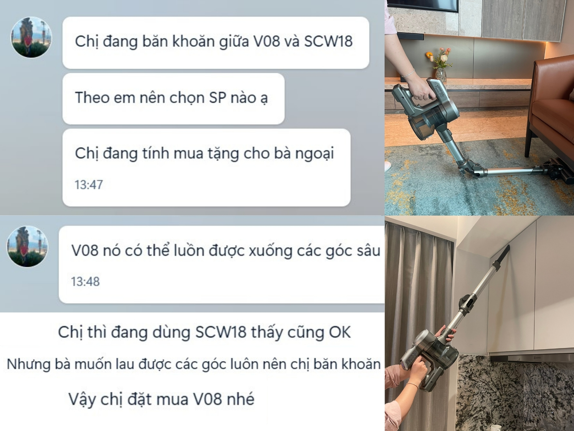 máy hút bụi gia đình tính năng khác