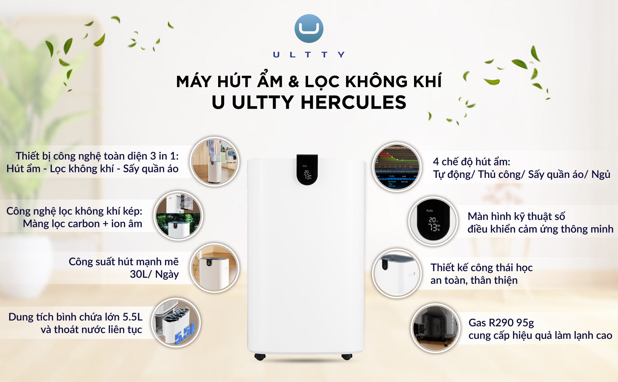hướng dẫn sử dụng máy hút ẩm ultty hercules 01