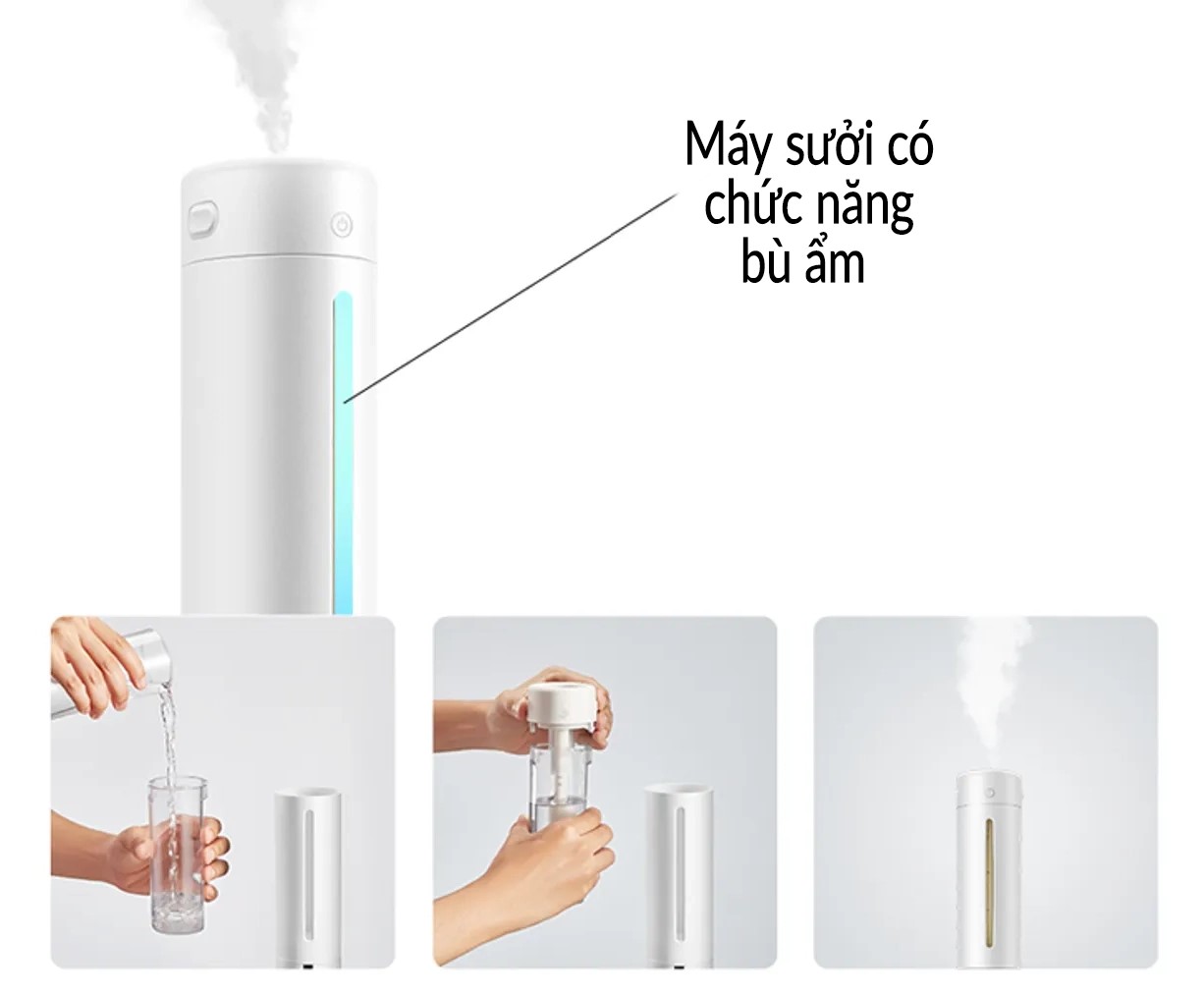 máy sưởi cao cấp có bù ẩm