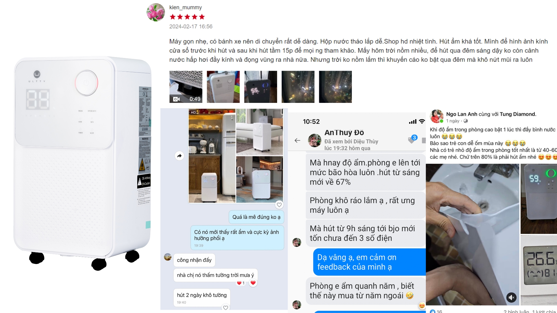 máy hút ẩm gia đình